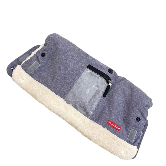 Skip * Hop Stroll & Go 3 season on call hand muff heather grey 5 star - Picture 3 of 11